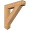 Ekena Millwork Traditional Arts & Crafts Smooth Bracket, Western Red Cedar, 5 1/2"W x 32"D x 32"H BKT06X32X32TRA03SWR - alternate 1